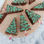 Kerstboom brownies